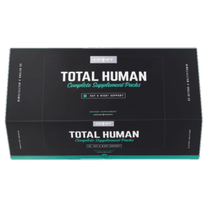 Total Human® is easy day and night packs—complete with essential vitamins, minerals, herbs, and amino acids.