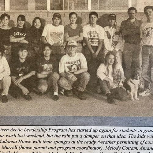 Attended the Western Arctic Leadership Program, a boarding school program away from home, for his high school years.